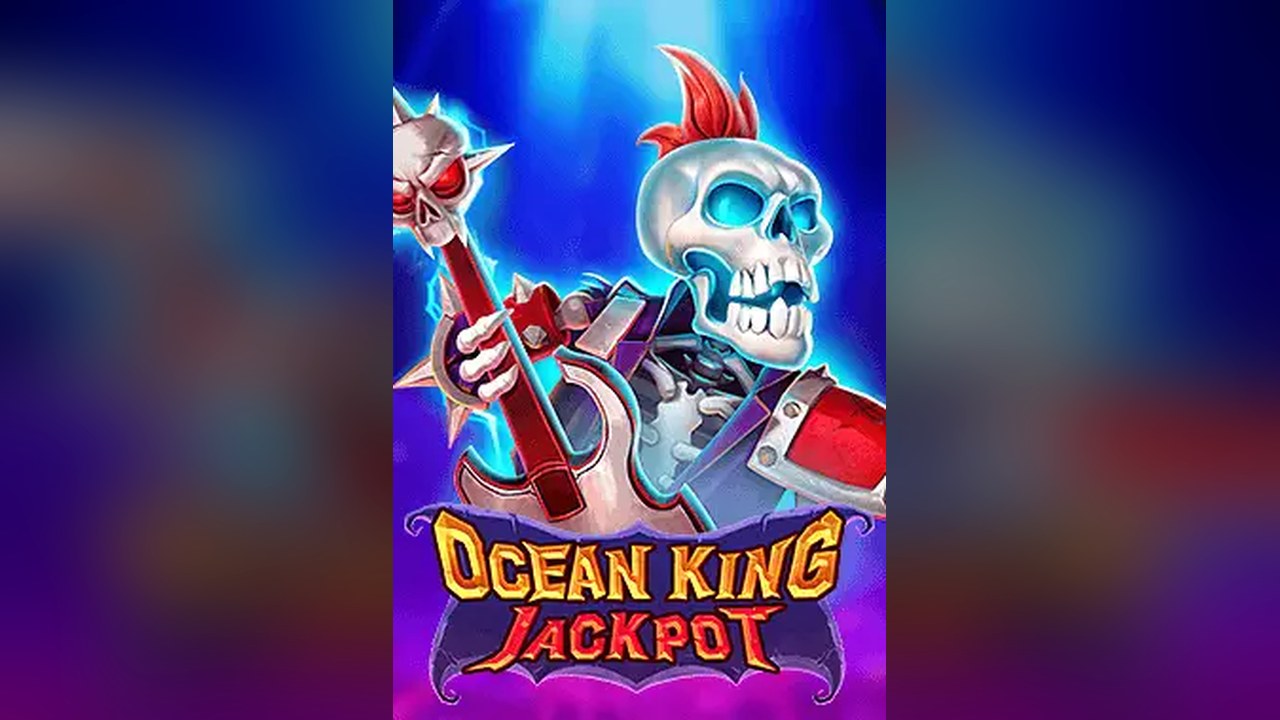 Ocean King Jackpot skeleton rocker promo art